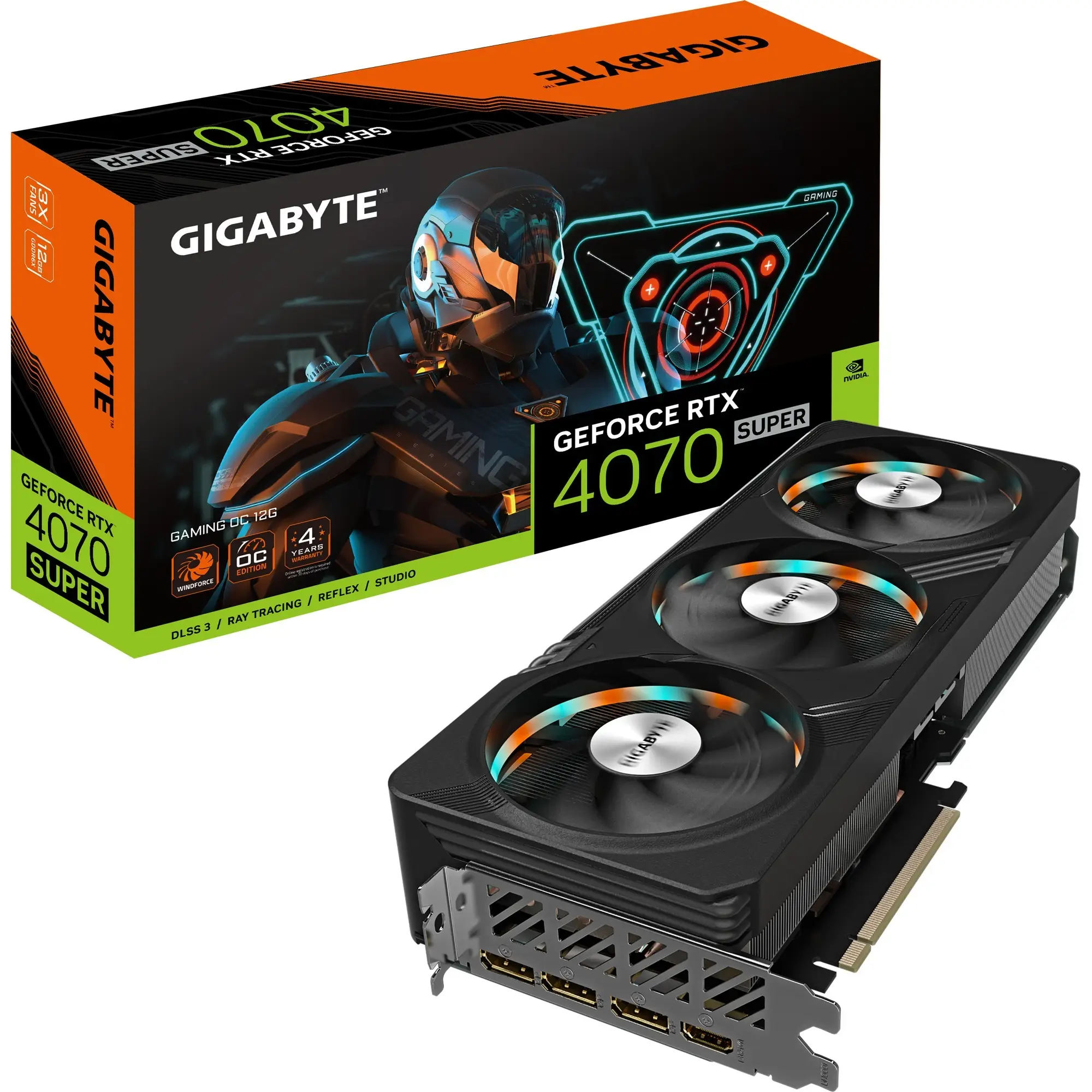 GIGABYTE GeForce RTX 4070 SUPER GAMING OC 12G - Miete