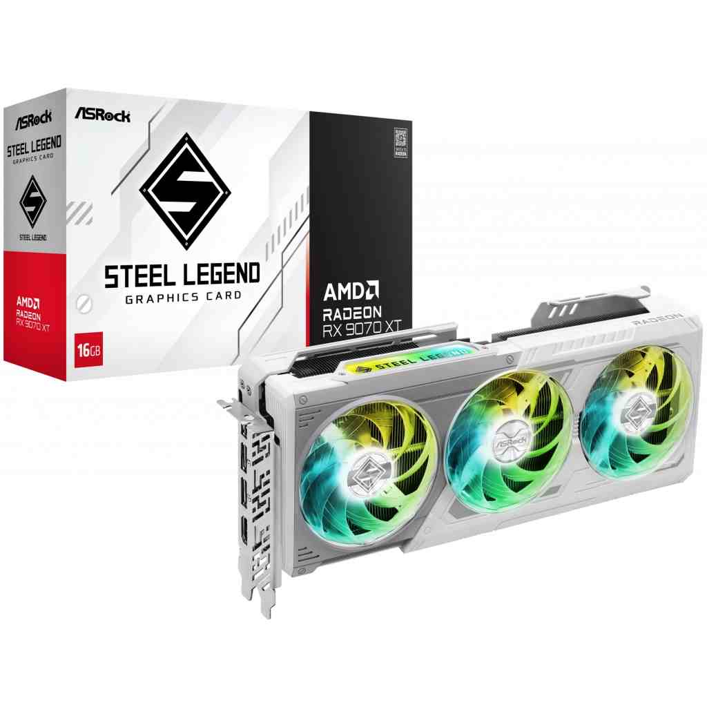 ASRock Radeon RX 9070 XT Steel Legend 16GB - Miete