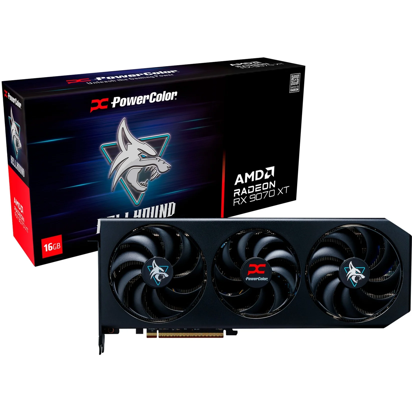 PowerColor Radeon RX 9070 XT Hellhound 16 GB OC - Miete