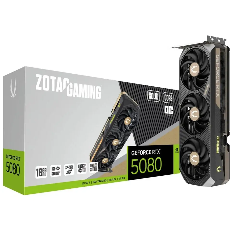 ZOTAC GeForce RTX 5080 SOLID CORE 16GB OC - Miete