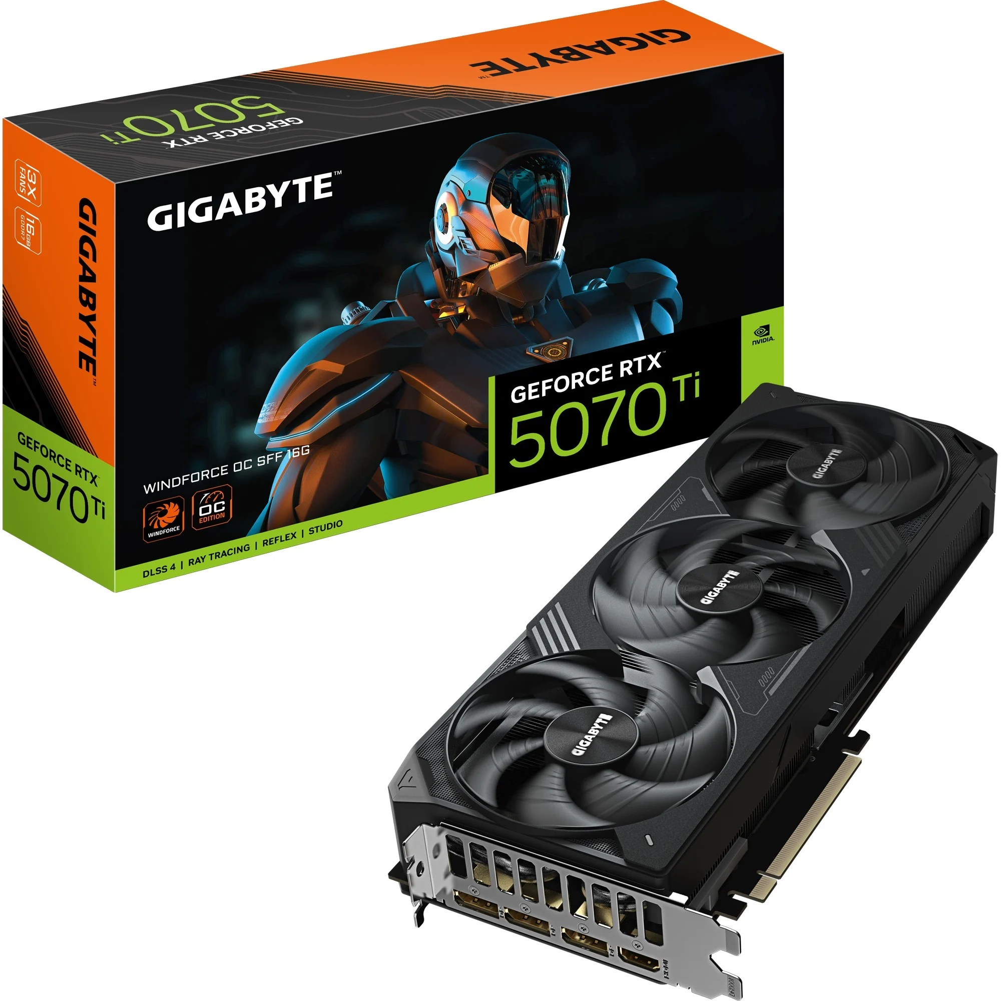 Gigabyte Geforce RTX 5070 TI Windforce OC SFF 16GB - Miete