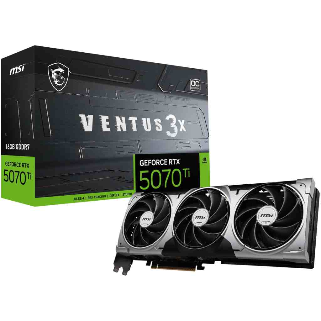 MSI GeForce RTX 5070 TI VENTUS 3X OC 16GB - Miete