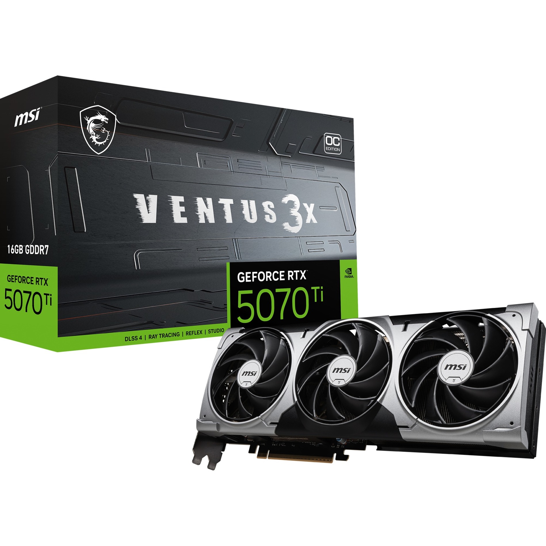 MSI GeForce RTX 5070 TI VENTUS 3X OC 16GB - Miete