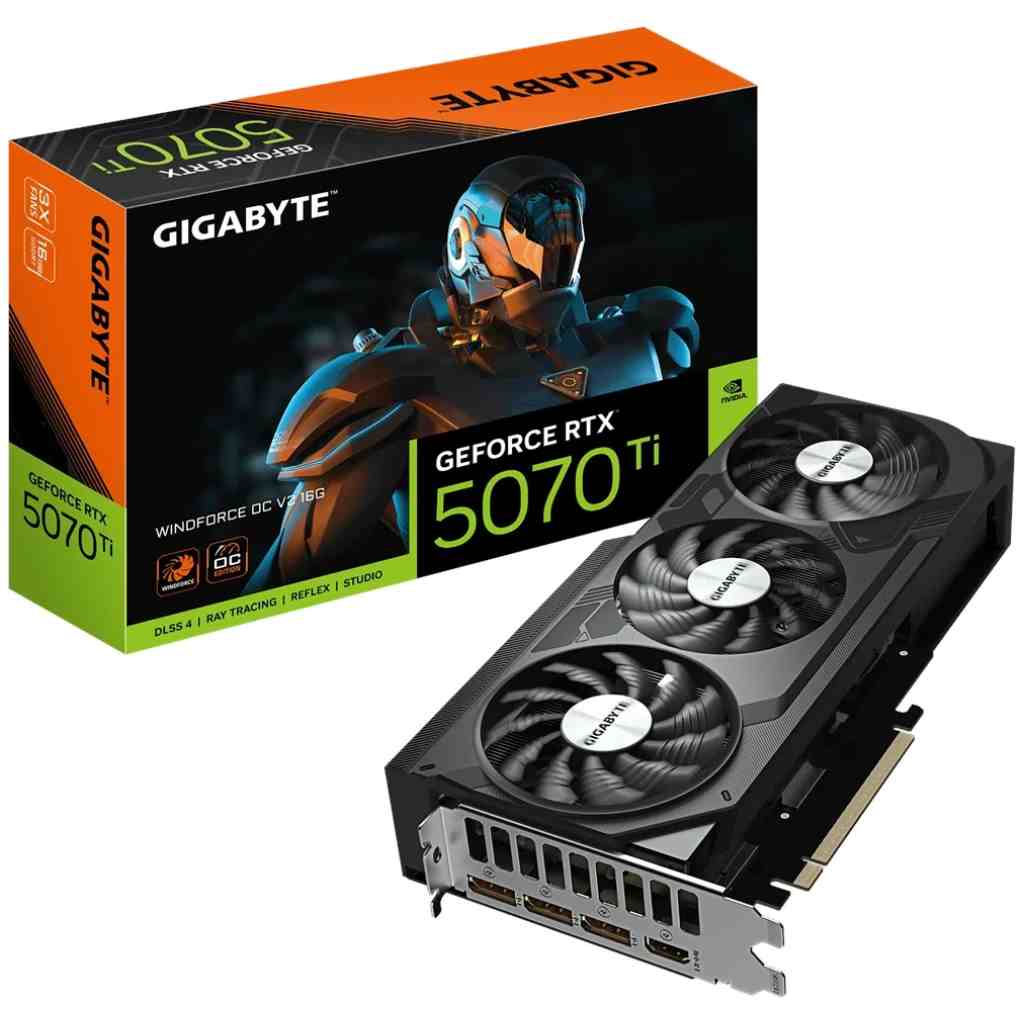 GIGABYTE GeForce RTX 5070 TI WindForce 3 OC V2 16GB - Miete